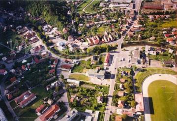 Letecký záber na Žarnovicu Letecký záber na Žarnovicu
